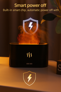 Flame Fire Humidifier Aromatherapy Diffuser Ultrasonic Aromatic Essences House Air Humidifier Home Bedoom Fragrance Diffusers
