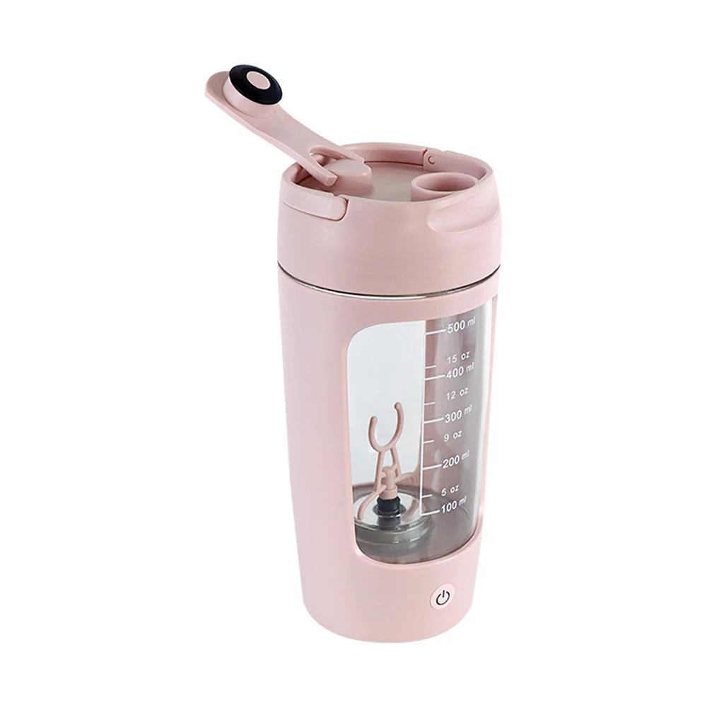 650Ml USB Rechargeable Electric Protein Shaker Bottle - Your Ultimate Fitness Companion for Smooth Blends Anywhere!